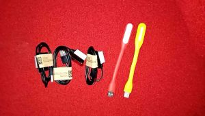 Cantolan Lampu USB Kabel Pengait Akrilik Kabel Male to Female Lampu Soliter Aquarium Lampu Belajar