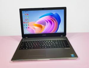 โน๊ตบุ๊ค Epson cpu core i3 gen 4 ram 4 gb HDD 320 gb หน้าจอ 15 .6 นิ้ว มีกล้องหน้า คีย์บอดร์แยกตัวเลข