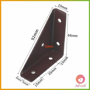 AW ฉากยึดเข้ามุม โครงเหล็ก อุปกรณ์เสริมเฟอร์นิเจอร์ Steel corner code