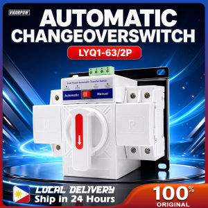 ATS 2P 63A 230v Micro Circuit Breaker Dual Power Automatic Transfer Switch Auto Transfer Switch (MCB)