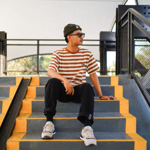 Rown Division Kaos Stripe Macarena Brown Cream