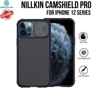 NILLKIN iPhone 14 Pro Max / iPhone 14 Pro / iPhone 14 Plus / iPhone 14 / iPhone 13 Pro Max / 13 Mini / iP12 / 12 Mini CamShield Pro Camera Slide Protection TPU+PC Magsafe Case