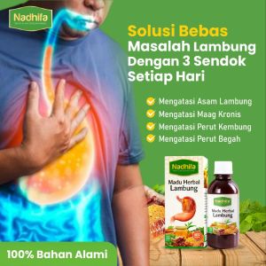 Madu Lambung Nadhifa Madu Herbal Lambung Nadhifa - Madu lambung Plus Gmatpropoiskayu manis