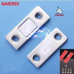 [Wholesale] 2pcs/set Ultra Thin Super Strong Magnetic Door CloserMagnetic Door CatcheCabinet Magnetic CatchCabinet Door Magnets Stick on Drawer Magnets Cabinet Latch Magnetic Closures for Cabinets Kitchen
