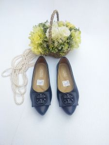 NASRU Sepatu Wanita Flat Shoes Kulit Premium Pentopel Flatshoes Lentur Elastis Soll Karet Tebal - PDR14