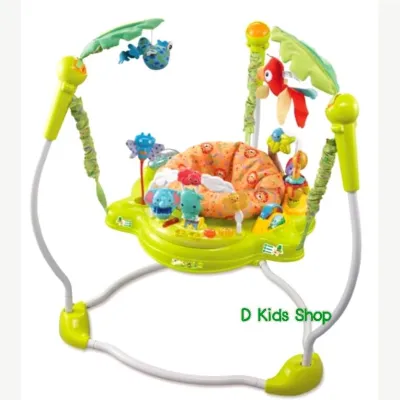 D Kids Jumperoo Rainforest จั้มเปอร์เด็ก มีดนตรี มีไฟ เสริมพัฒนาการเด็ก