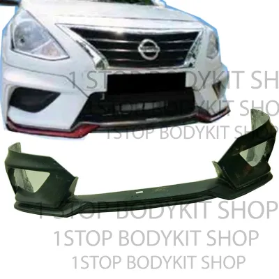 NISSAN ALMERA 16 FACELIFT FRONT SKIRT (NM-2) (FIBERGLASS) SKIRT LIP BODYKIT