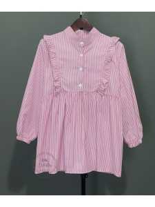 [FAEYZA.CLO] Nazha top blouse - atasan salur wanita kekinian bahan katun all size - cod - instan