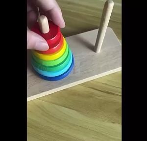 JLT Tower of Hanoi Wooden Toy