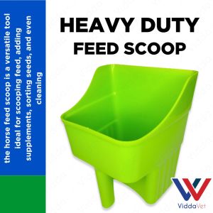 Feed Scoop  Ideal for Livestock Horses and Large Pets Heavy Duty Plastic Durable Heavy Duty Feed Scoop Large Animals