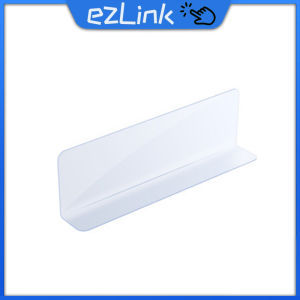 PVC Shelf Dividers Clear Closet Shelf PVC Barrier Table Shield Divider For Store/Office