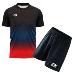 Barokah Jersey Setelan Baju & Celana Badminton Kaos Bulutangkis Printing Jersey Badminton Dewasa MZN