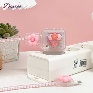 Samsung 15w | Set 5 PCS Paket Cover Pelindung Kabel Charger Case Charger Untuk Carger Samsung 15w