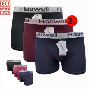 Nimari - 3 Pcs Boxer Pria - Celana Dalam Pria Haswell