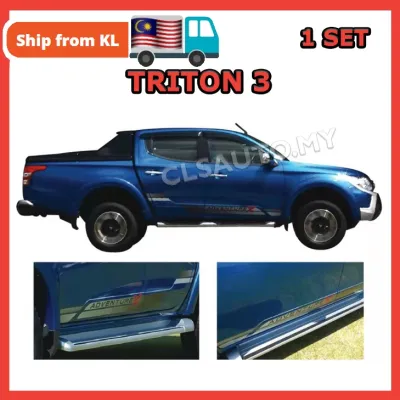 MITSUBISHI TRITON Body Sticker Car Side Lining (6 Designs) - Pelekat Triton Stiker 4x4 Accessories