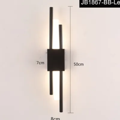 Modern LED Bedroom Wall Lamp Bedside Lamp Wall Sconces Copper Line Pipe Acrylic Lampshade Indoor Lighting for Living Room Corridor Light Fixture hair salon