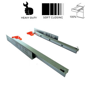 Giano Soft Close Heavy Duty Bottom Mounted Drawer Slide For Cabinet