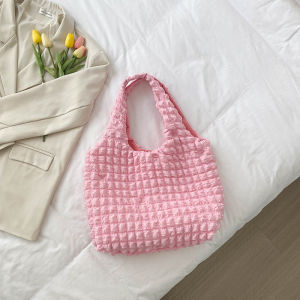Tas Tote Bag Bahu Puffy Viral Aesthetic Wanita Import Fashion Korea Style Terbaru Kekinian TG13