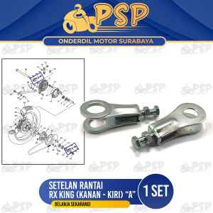 Setelan Rantai RX King "A" (Harga Per 1 SET) - Stelan Rante Anting Anting Chain Adjuster Arm Arem