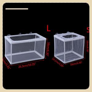 [COD] กล่องตาข่ายสำหรับเพาะพันธุ์ปลากล่องแยกฟักไข่ปลาสำหรับตู้ปลา