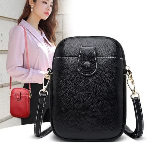 Tas Selempang Wanita Import Mewah - Tas Jinjing Pesta - PU Leather - 28cm x 12cm x 24cm - Lanet_Store