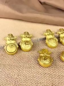 【Ship in 24H】Ship 24h財神爺 沙金财神钥匙扣 转转乐财神爷挂件 生肖吊坠 转运 招財進寶 日進斗金 鑰匙扣 招財 补 財庫 时来运转 汽车钥匙挂件 Feng Shui