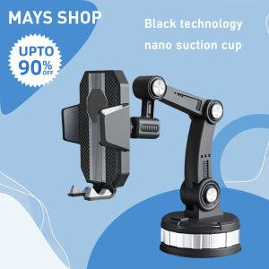 X-12 Car Phone Holder Bracket Suction Cup Type Adjustable 360° Rotating Instrument Panel Anti-Shaking Fixed Shockproof