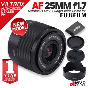 VILTROX NEW 25mm f1.7 XF AIR AF Autofocus Wide Portrait Prime Lens Fuji Fujifilm X mount MVP CAMERA