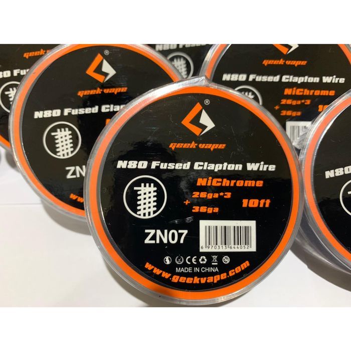Geek vape geek Fused Clapton Alien Nichrome Ni80 26ga*3+26ga Authentic -  zn07 | Lazada Indonesia