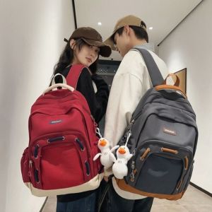 Fashion Waterproof Backpack Large Capacity Multilayer Laptop Backpack Nylon Versatile Style Students Knapsack for Men and Women