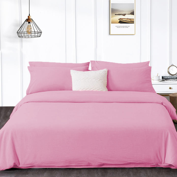 Bedlyfe in Rose Pink Bedsheet Set Bedding Essentials