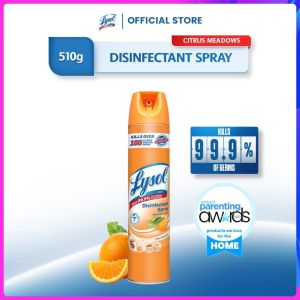 =Lysol Antibacterial Disinfectant Spray Cleaner Citrus Meadows 510 G.