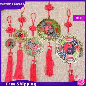 [Water]Hot Sale Freeshipping Trung Quốc phong thủy gương Yin Yang bagua gương với Trung Quốc Knot treo trang trí nội thất