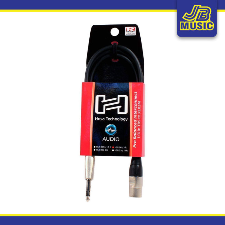 Hosa (HSX) Pro Balanced Interconnect 1/4 In TRS To XLR3M (Proplugin - Foto 4