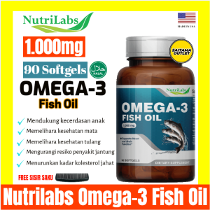 Nutrilabs Omega-3 Fish Oil 1000 mg Nutrilabs USA