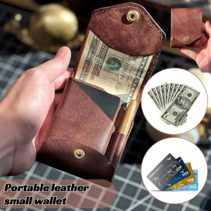 New Wallet Mens Short Small Multifunctional Hand Card Holder PU Leather Business Purse Fashion High-quality Casual Wallet