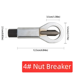 DOUBLEL Heavy Duty Screw Remover AntiSlip Grip Rust-Removed Bolt Removal Tool Separator Portable Nut Breaker Professional Use