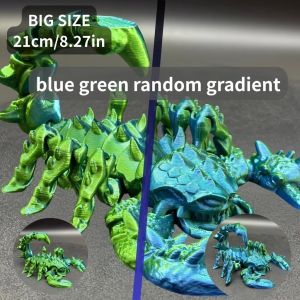 xpkQ Flexible Joint Scorpion Figurine 3D Printed Realistic Movable Insect Model Creative Fantasy Style Desktop Collectible Ornament 6B2Z9