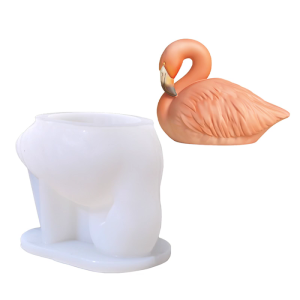 Flamingo Shape Silicone Molds for Epoxy Resin Making Soap Gypsum Decoration Chocolate Fondant Silicone Molds