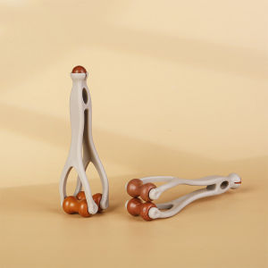 【Relaxes Muscles/Relieves Finger Pain】New Style Solid Wood Multi-functional Finger Massager Roller Meridian Massage Stick / Portable Kneading Finger Massage Clip