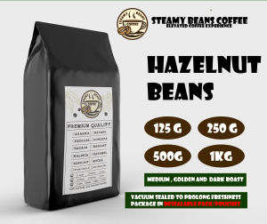 Hazelnut Flavored Coffee Beans Newly Roasted Beans And Ground Coffee