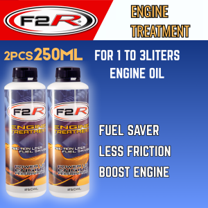 F2R Engine Treatment 2pcs 250ml – Oil Additive for Smoother Cleaner Engine Performance