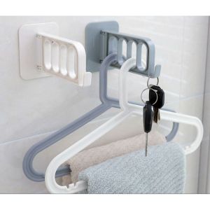 Gantungan Hook Tempel Dinding Dapur Aksesoris Kamar Baju Fungsional Tanpa Bor