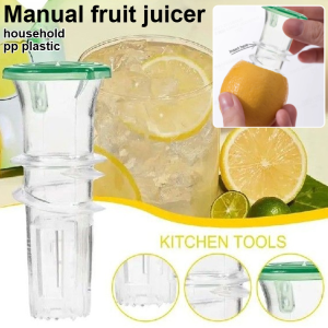 Manual Lemon Juicer Squeezer Portable Handheld Citrus Press Screw Top Lime Orange Juice Filter