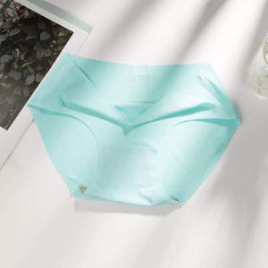 BO-Bonnie Ice Silk Panties Seamless Women Underwear Middle Waist Seluar Dalam Wanita Women Briefs Underwear Panty