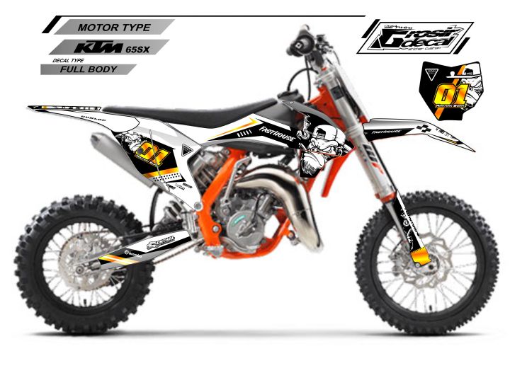 Decal Sticker Trail Mini KTM 65 SX 2016 - 2023 Fullbody Decal Stiker ...