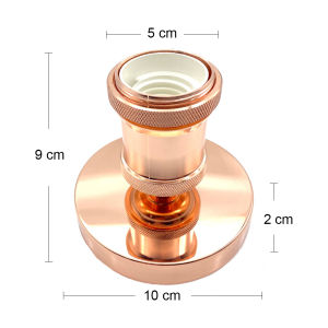 ZEEMIN Vintage E27 Lamp Base Socket Retro Surface Mounted Loft Industrial Lampholder Ceiling Lamp Living Room Home Indoor Rail Lighting