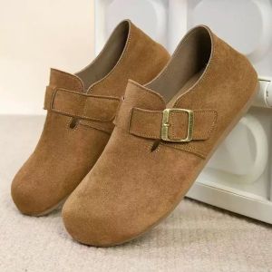 [Free Shipping] 2026 Spring And Autumn Fashionable And Comfortable Versatile WomenS Shoes New Soft Thick-Soled Full-Coverage Inner Height-Increasing Casual Shoes