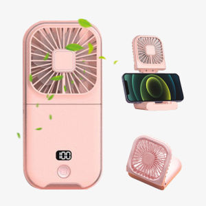 YOOGOO Kipas Angin Portable + Powerbank 5000mAh Baterai Moblie Fans Type-C USB Rechargeable