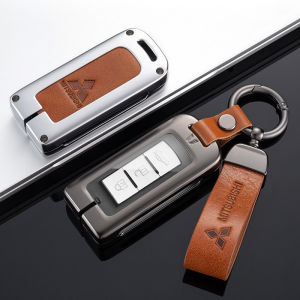 For Mitsubishi Pajero Eclipse Cross Outlander ASX Universal Key Protector Key Chain Metal Key Case Accessories